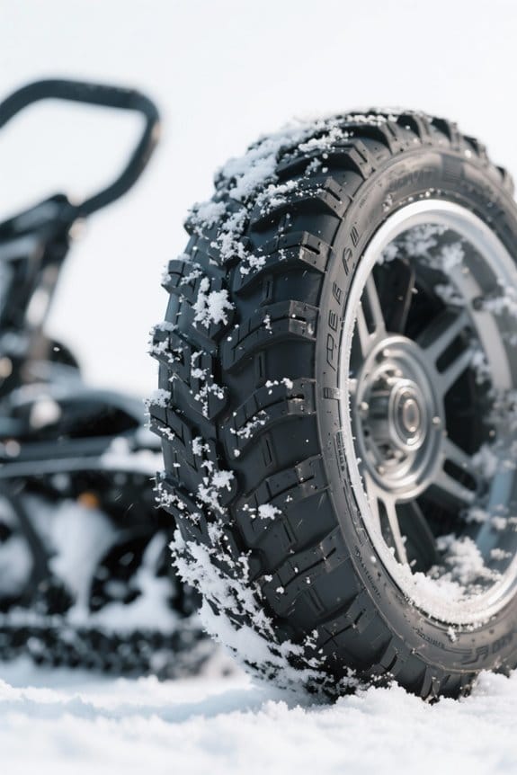 choosing compatible snow blower wheels