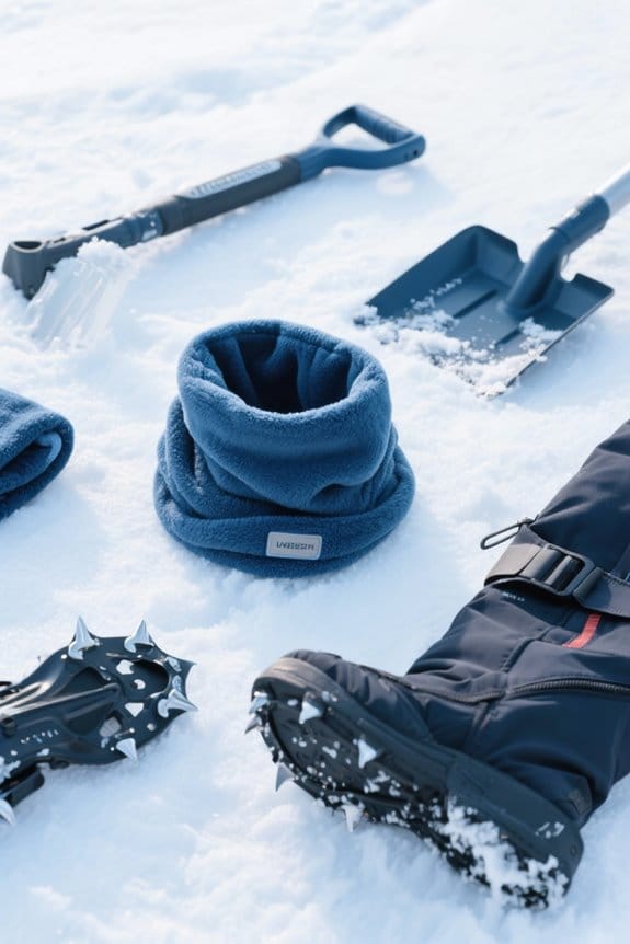 cozy winter fleece warmers