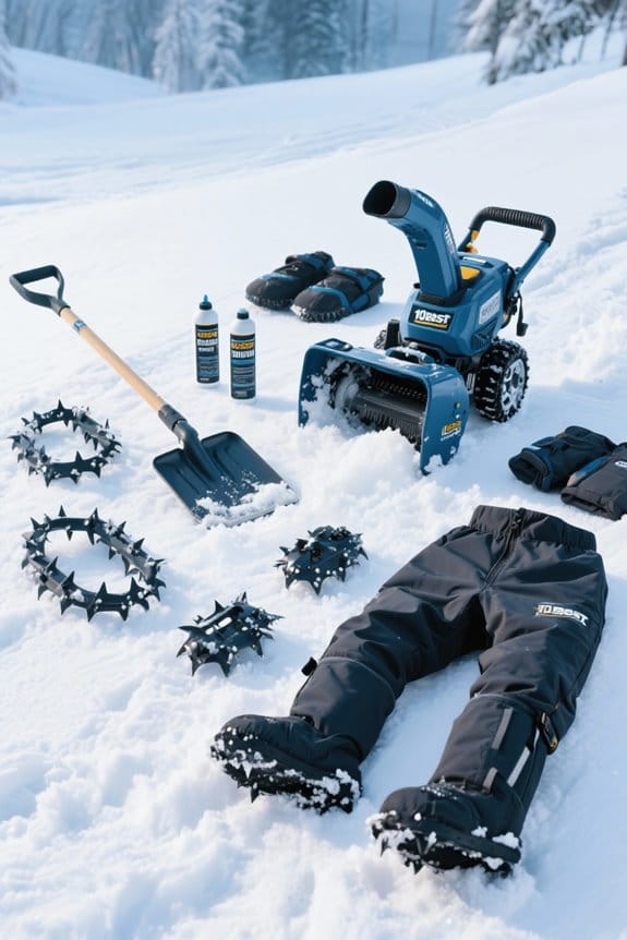 snow blower chute lubricants