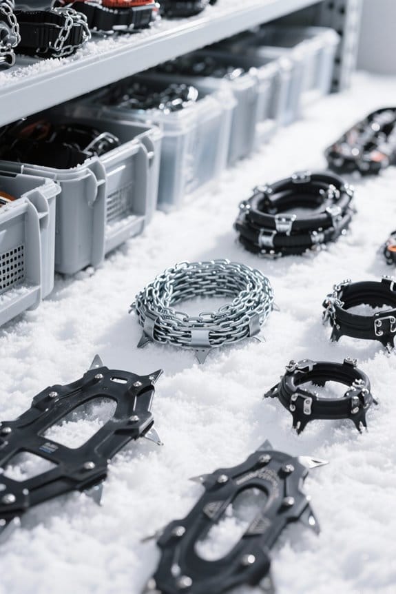 traction device storage techniques