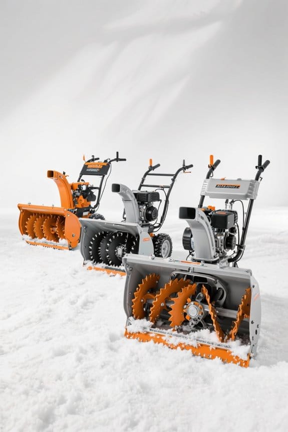 types of snow blowers